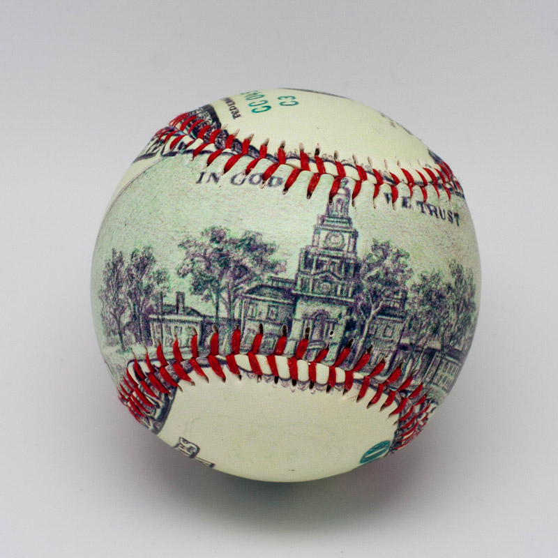 The $100 Bill Baseball - Image 6