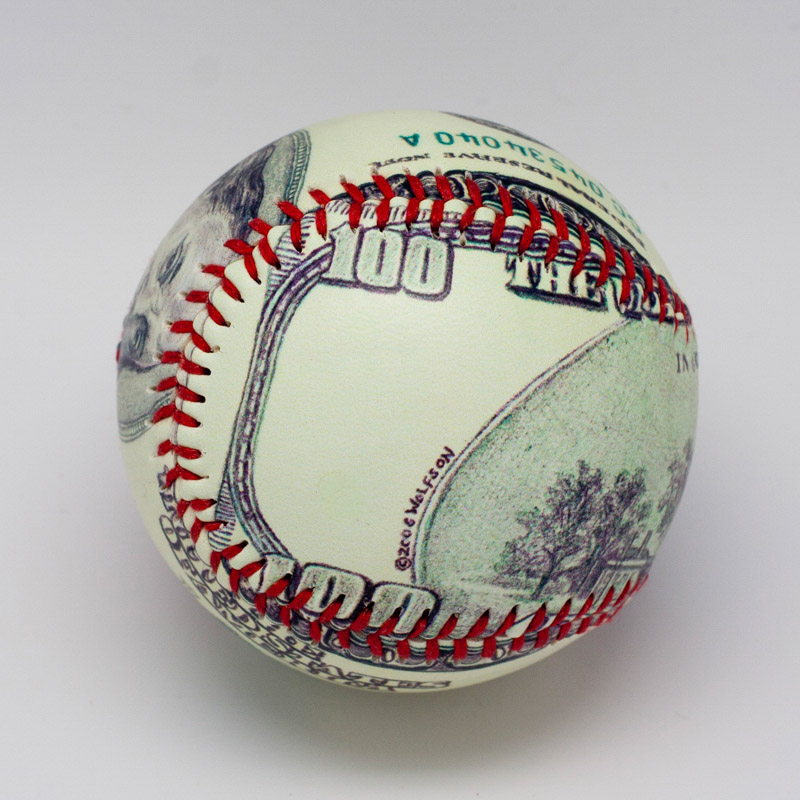 The $100 Bill Baseball - Image 7