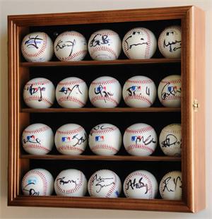20-Baseball Display Case,  98% UV protection