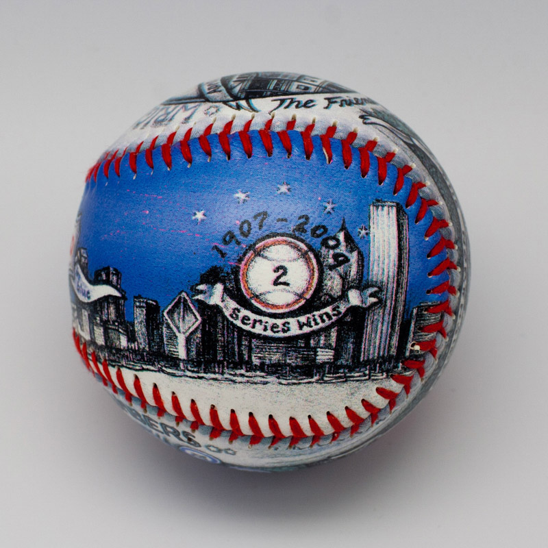 Chicago Fan Gift Baseball - Image 2