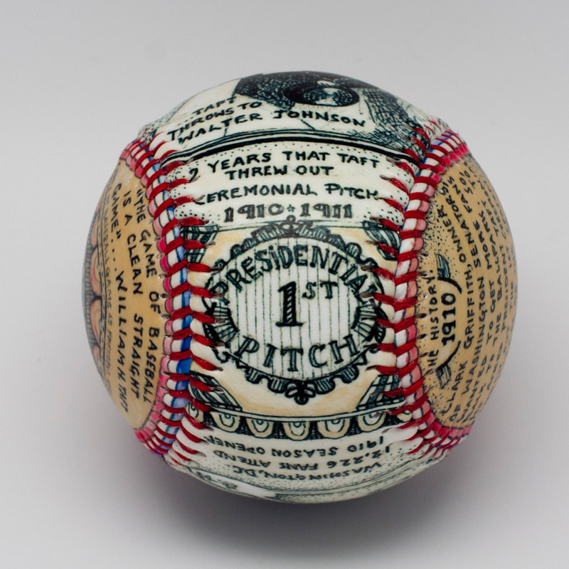 The First Presidential Pitch Baseball (CC Exclusive) - Image 2