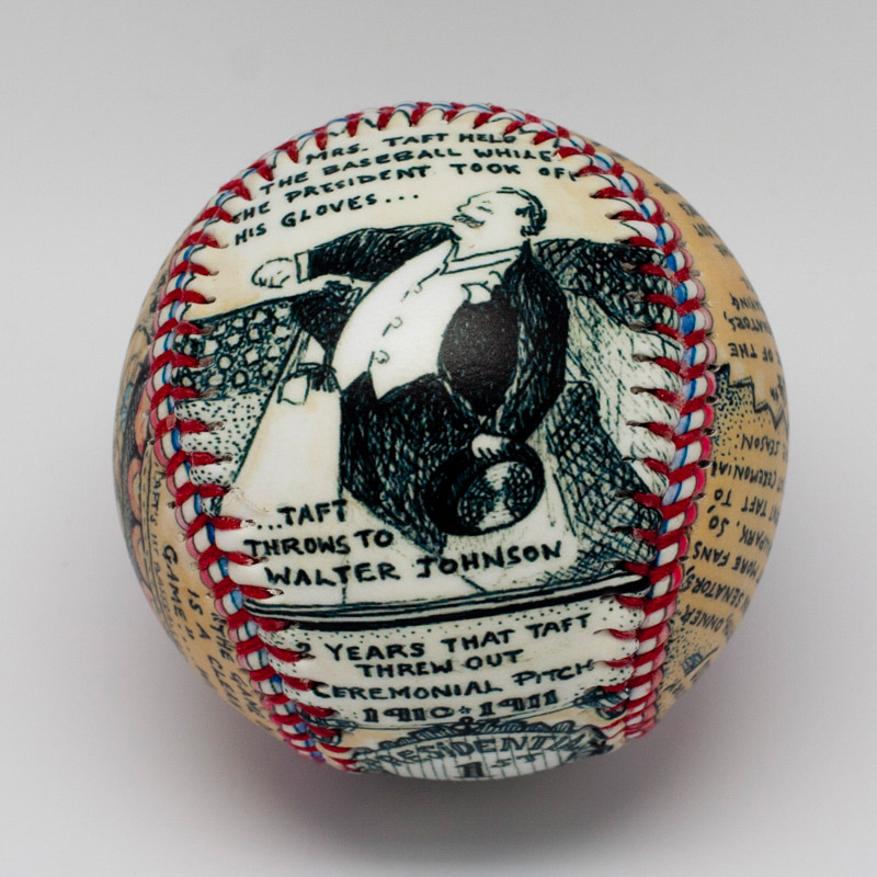 The First Presidential Pitch Baseball (CC Exclusive) - Image 4