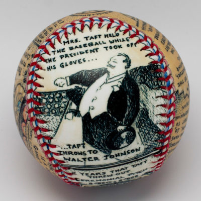 The First Presidential Pitch Baseball