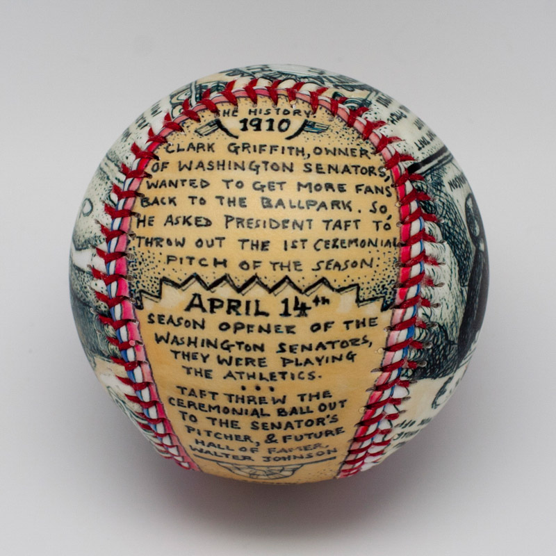 The First Presidential Pitch Baseball (CC Exclusive) - Image 7