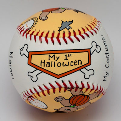 Baby's 1st Halloween Baseball ~sale ball~