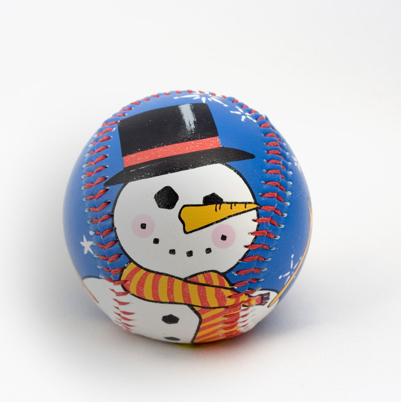Holiday Snowman Baseball