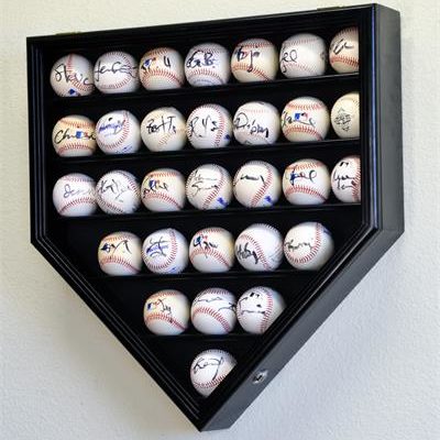 30-Baseball Display Case, 98% UV protection, lockable
