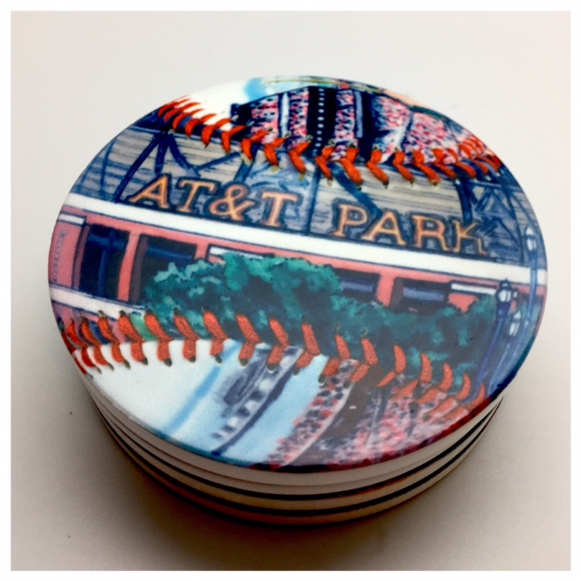 AT&T Park Coaster Set - Image 5
