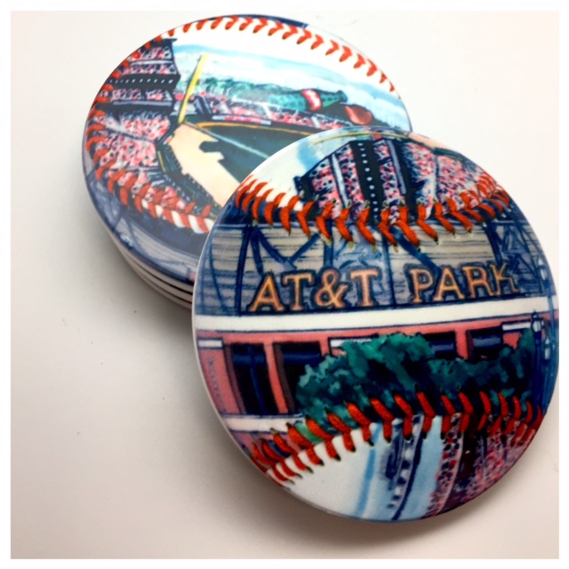 AT&T Park Coaster Set
