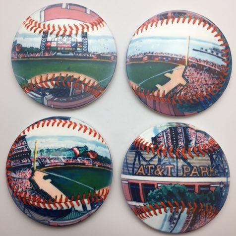 AT&T Park Coaster Set - Image 2