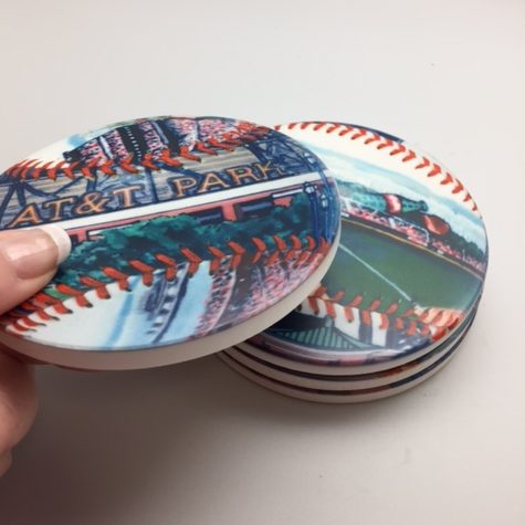 AT&T Park Coaster Set - Image 3