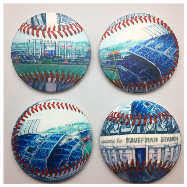 Kauffman Stadium Coaster Set - Image 2