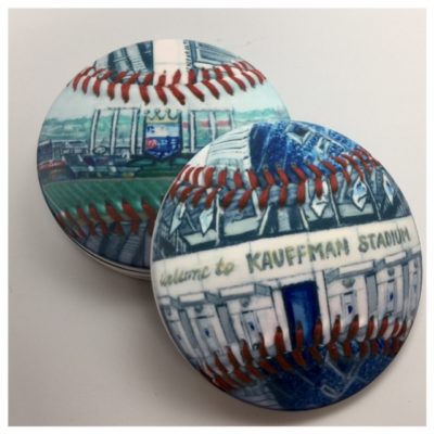 Kauffman Stadium Coaster Set