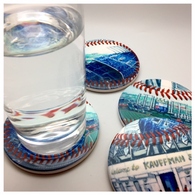 Kauffman Stadium Coaster Set - Image 4