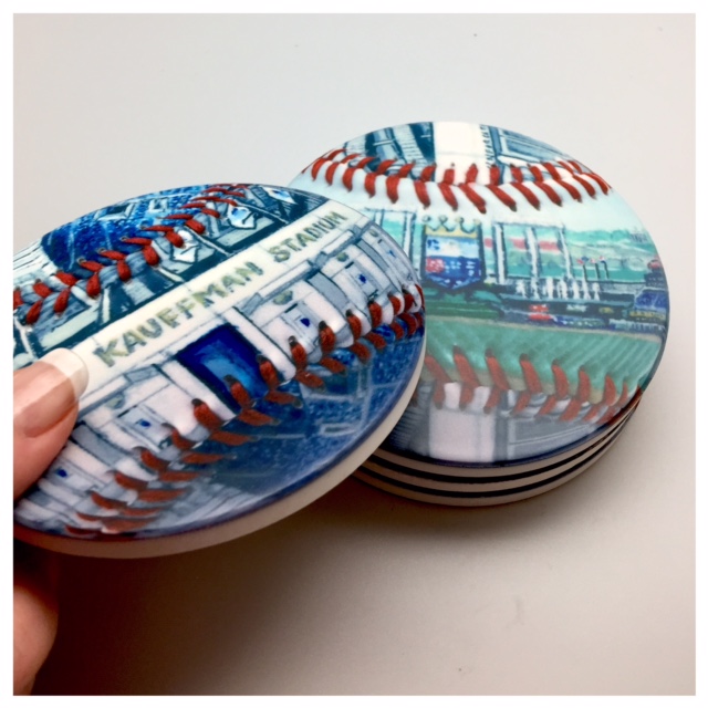 Kauffman Stadium Coaster Set - Image 3