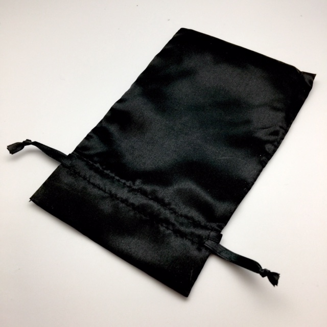 Black Satin Bag - Image 2
