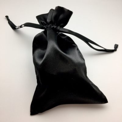 Black Satin Bag