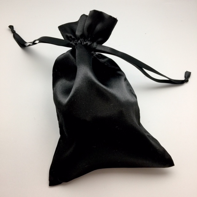Black Satin Bag