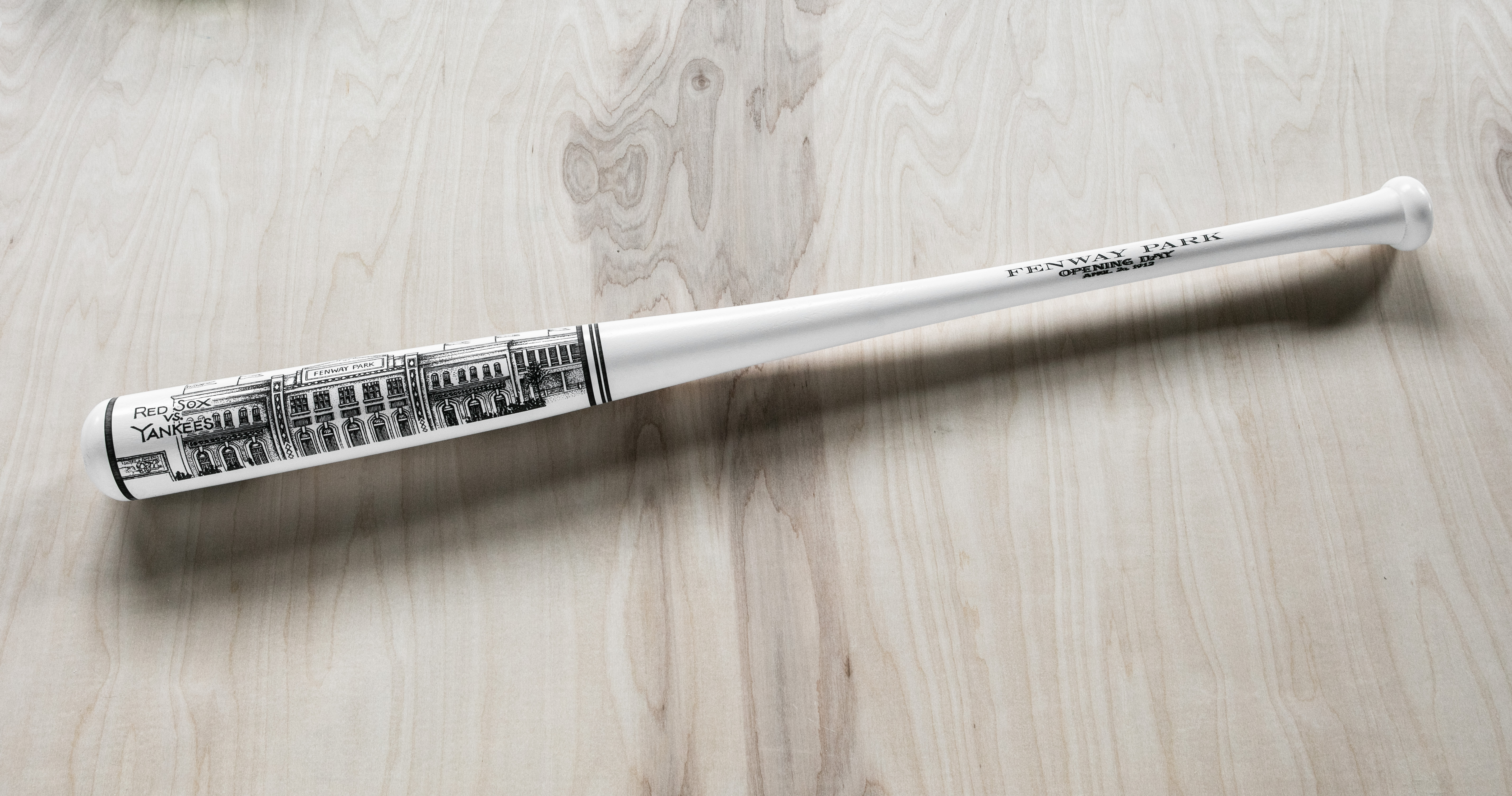 Opening Day Fenway Park Stadium Bat - Image 4
